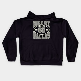 Dallas Here we go Vintage Kids Hoodie